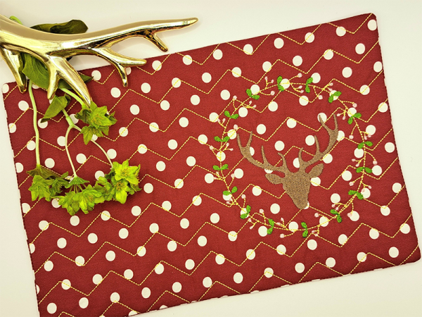 Endlosmuster Füllmuster Quiltmuster Mix 1 - redwork Stickdatei